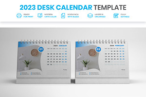 Desk Calendar Design 2023