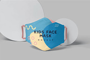 Kids Face Mask Mockups, a Mask Mockup by megostudi0 (Thumbnail 4 of 6)