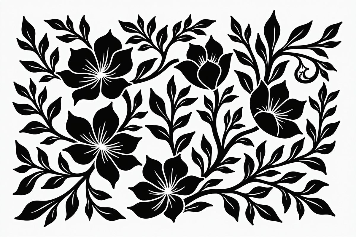 Floral Pattern Laser Cut Design Bund, an Object Graphic by Designs_River (Photo 6 of 10)