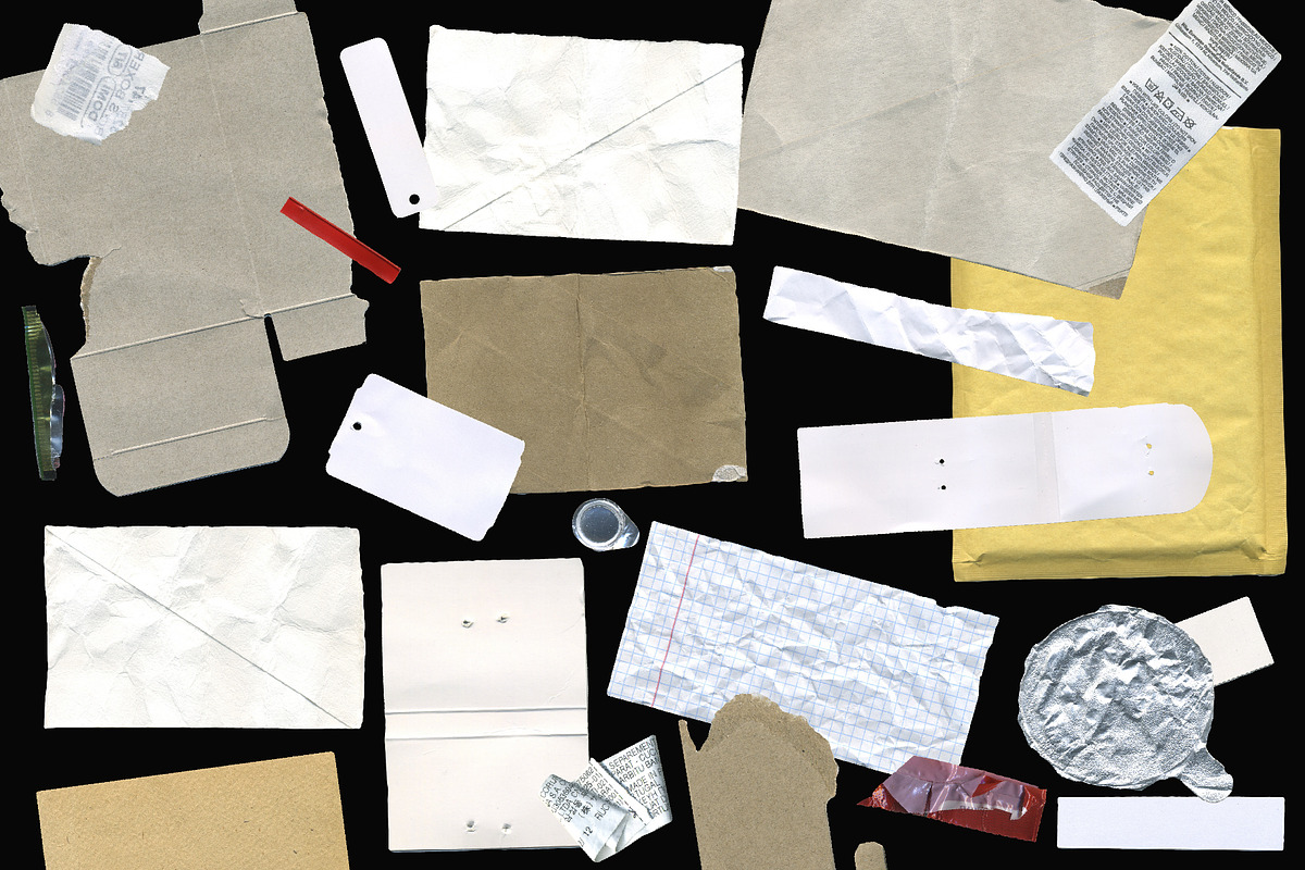 Paper Collage and Scribbles Elements, a Graphic by LarysaZabrotskaya (Photo 2 of 24)