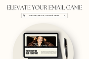 Email Marketing Newsletter Template, an Email Template by Branding Babe Co. (Thumbnail 9 of 9)
