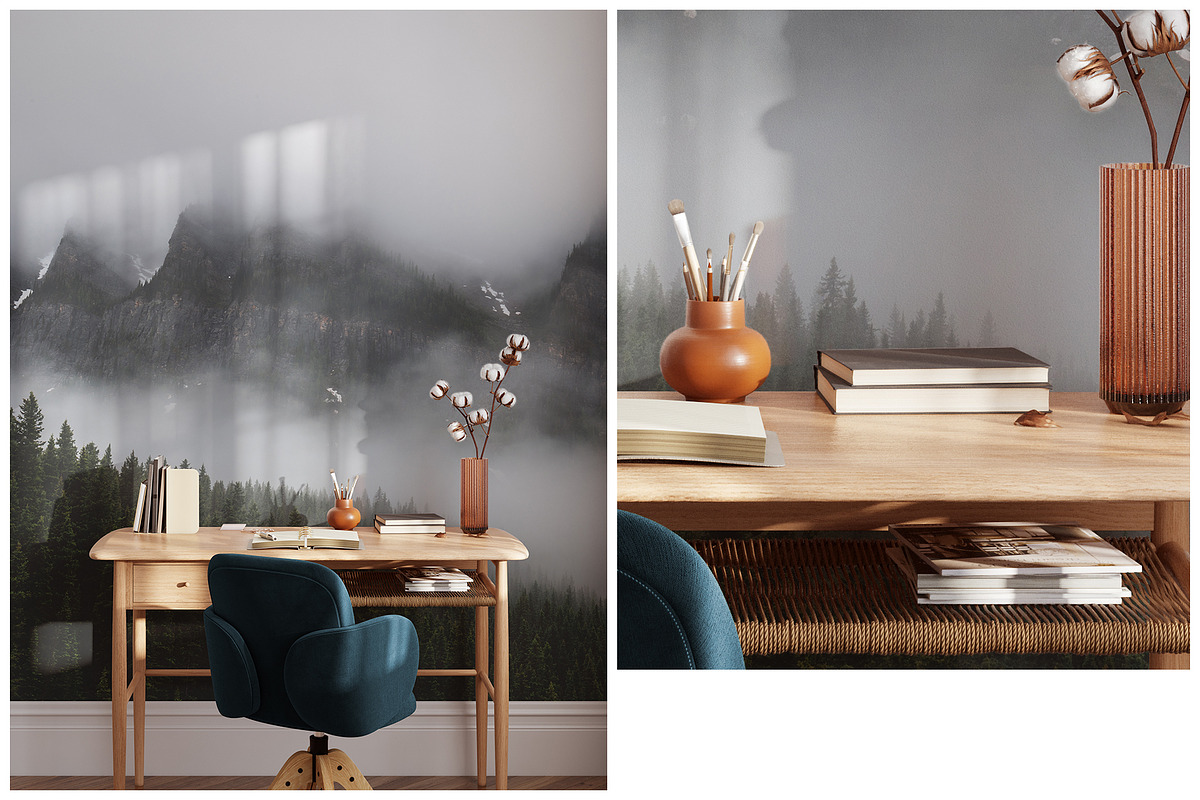 Frame & Wall Mockup Bundle Sunshine, a Print Template by Yuri-U (Photo 4 of 15)