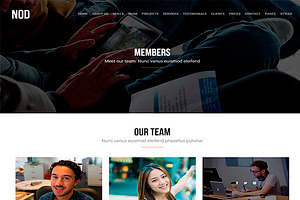 NOD - Business Landing Page HTML