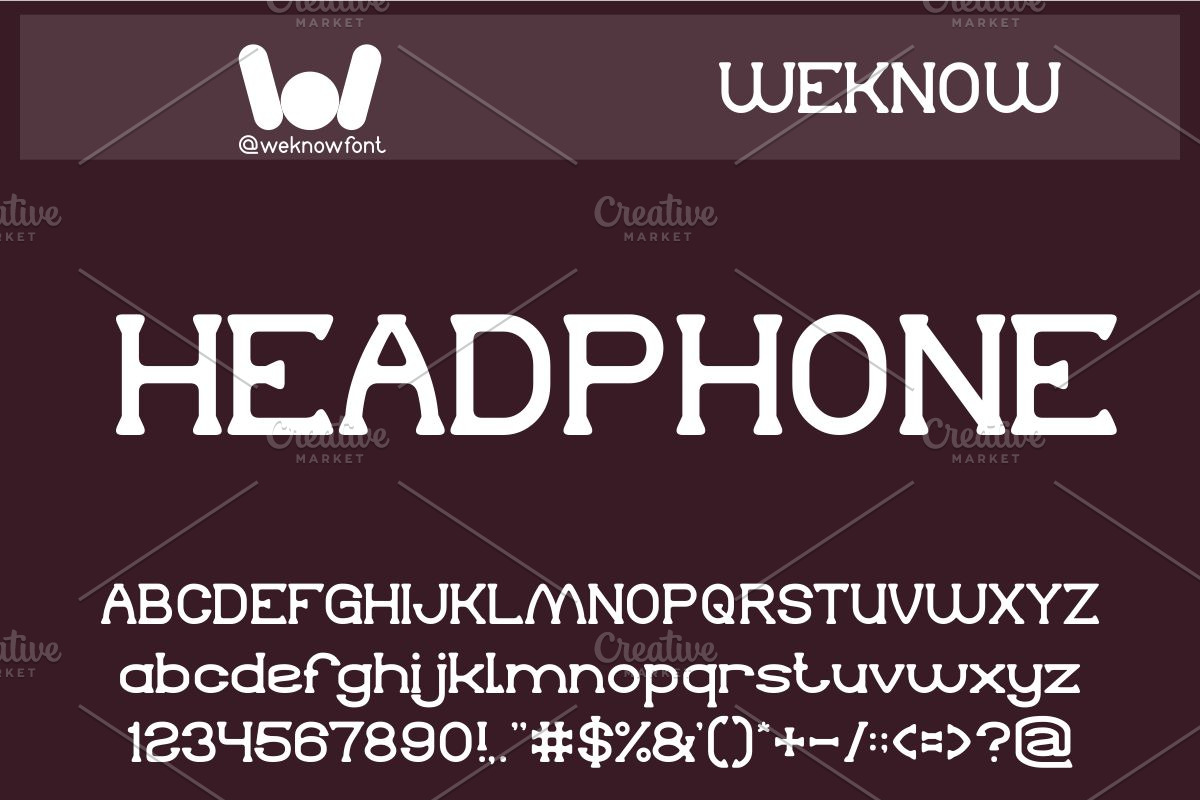 Lofi Music font, a Serif Font by weknow (Photo 2 of 5)