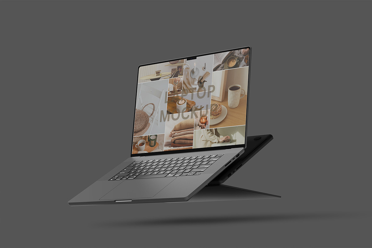LAPTOP MAC PRO MOCKUP, a Mockup by mojojojo97 (Photo 4 of 8)