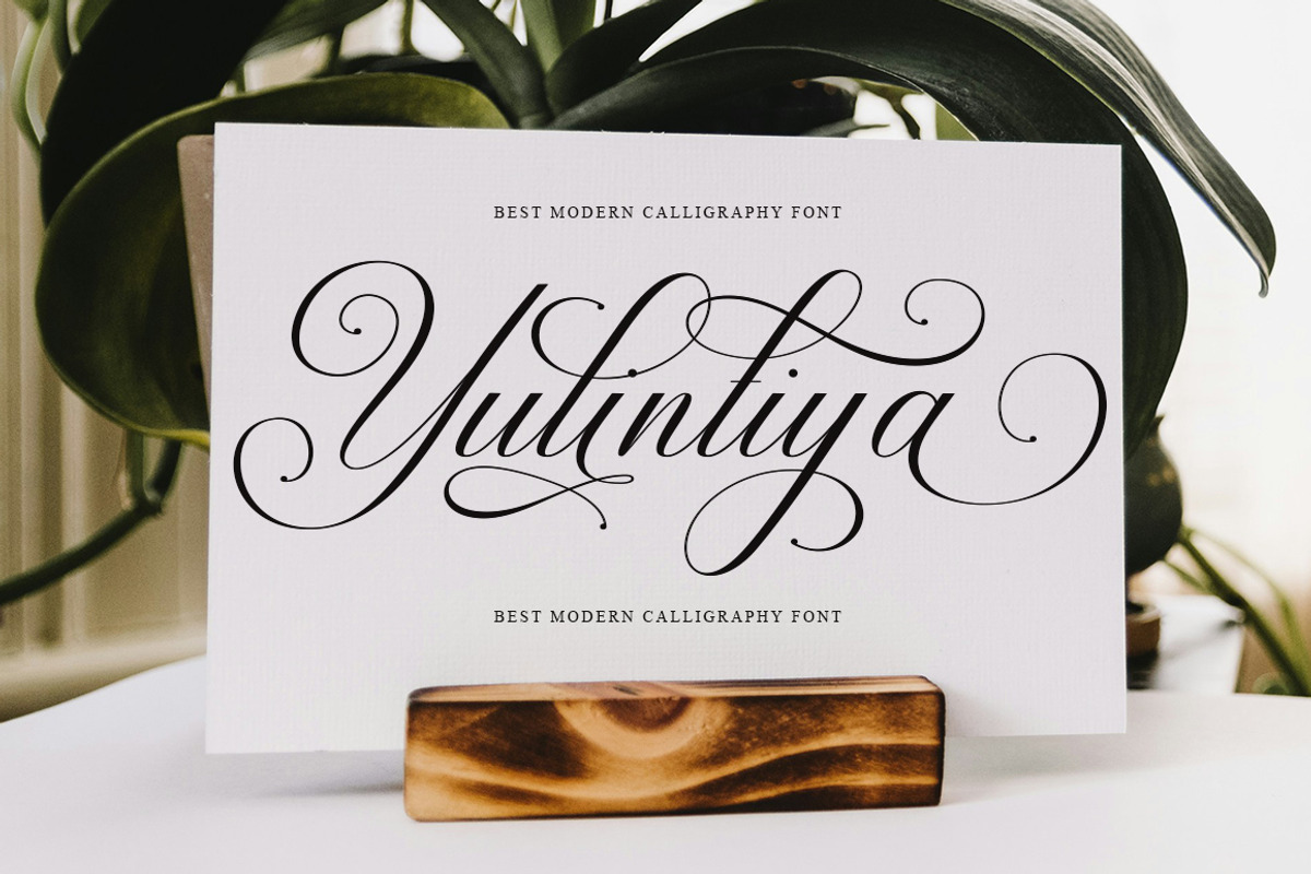 Andertime Calligraphy, a Script Font by IM Studio (Photo 4 of 10)