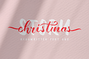 Christmas Story Handwritten Font Duo, a Script Font by Bluestudio (Thumbnail 1 of 12)