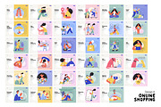 Online Shopping vector illustrations, a Templates & Theme by Grivina's shop (Thumbnail 20 of 26)