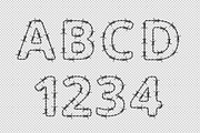 Barbed Wire Font, a Font by Handmadefont (Thumbnail 9 of 9)