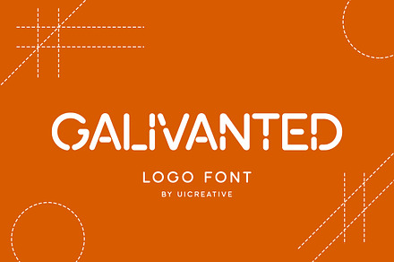 Galivanted Logo Stencil Sans Serif, a Sans Serif Font by UICreative