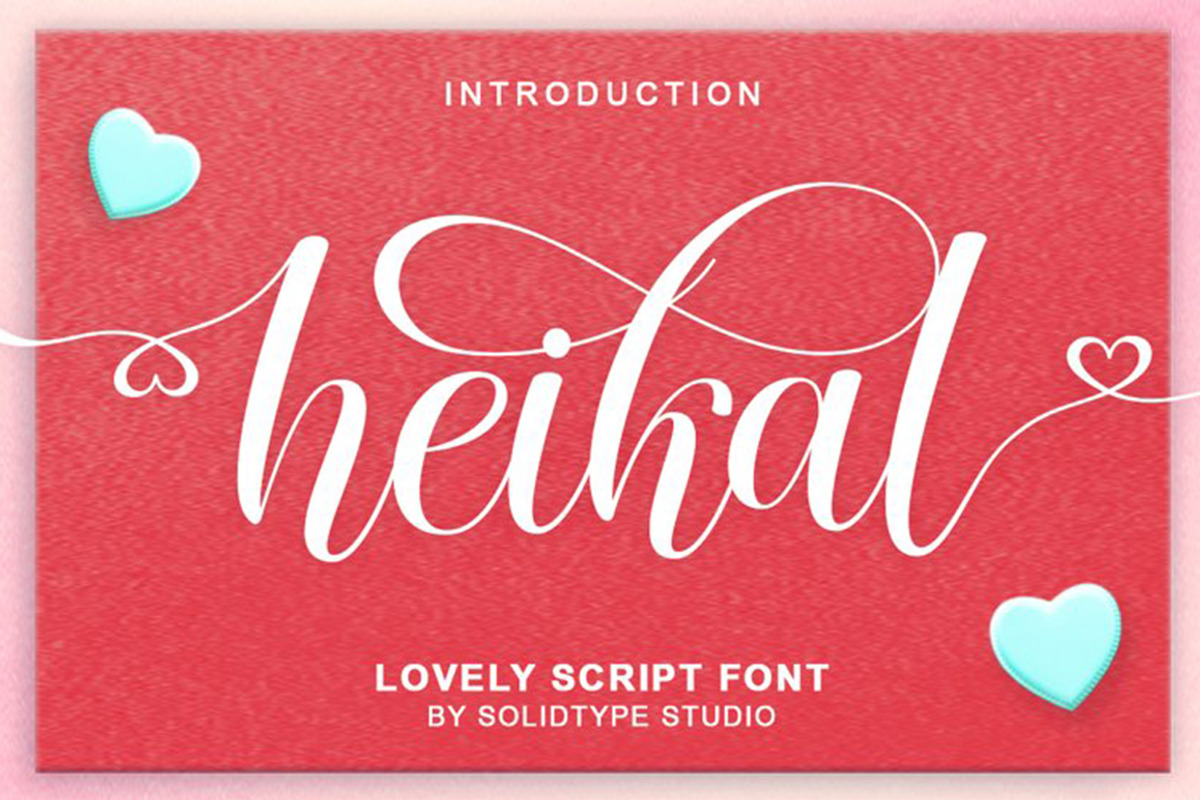 Heikal Script, a Script Font by Solidtype (Photo 1 of 7)