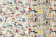 Newspapers seamless patterns set, a Pattern Graphic by Bubert Art (Thumbnail 4 of 14)