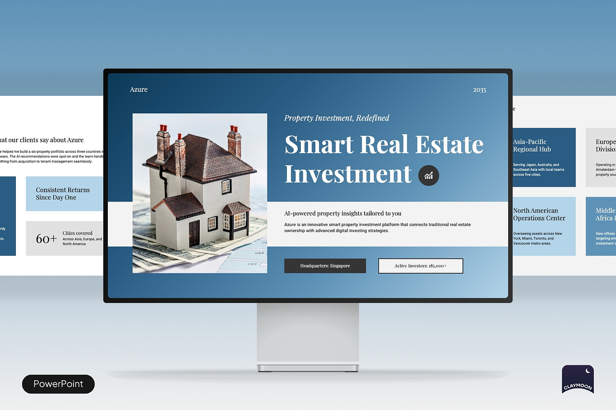 Real Estate Investment Presentation, a Presentation Template by Claymoon Lab (Photo 1 of 7)