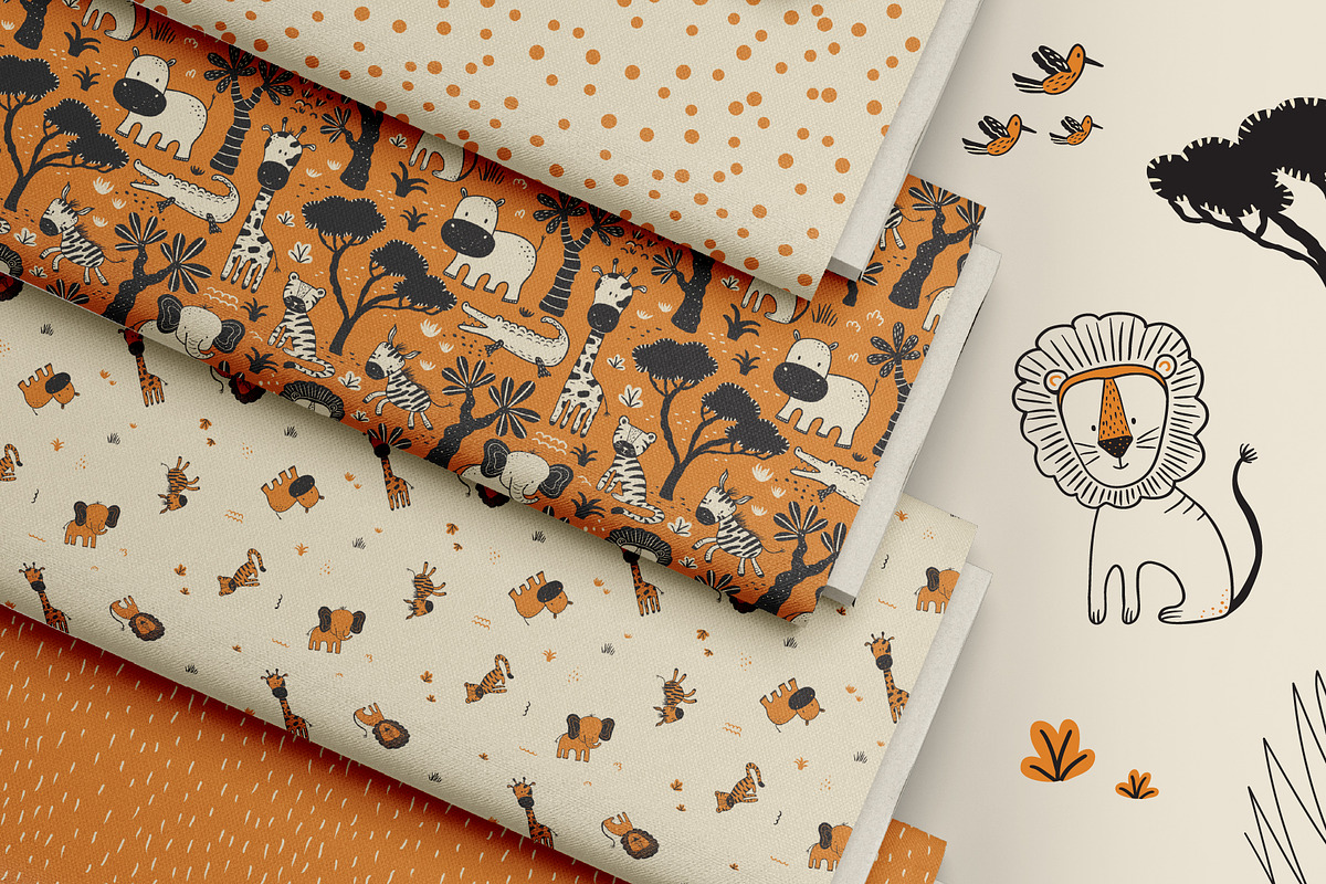 My Beautiful Savanna, a Pattern Graphic by Zim Varezhkin (Photo 3 of 11)