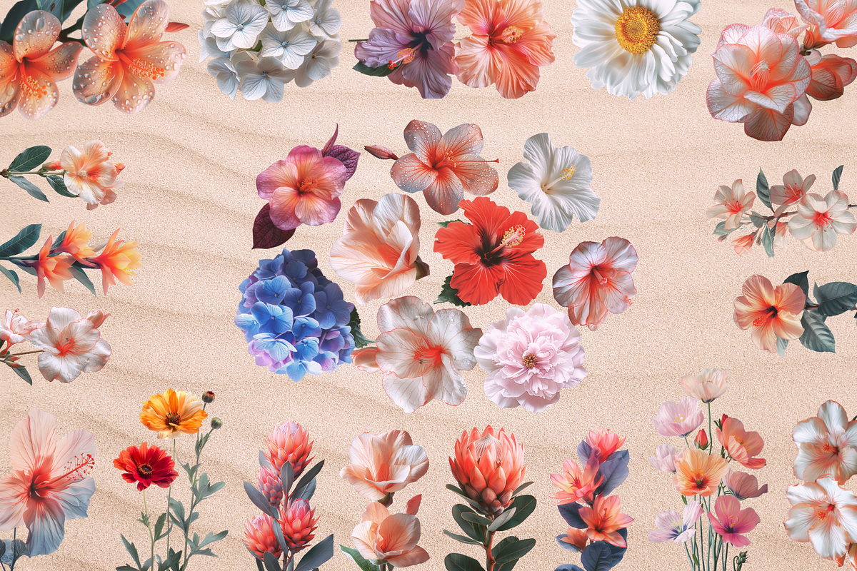 Retro summer collage - 300+ cutouts, an Object Graphic by Sofico (Photo 10 of 13)