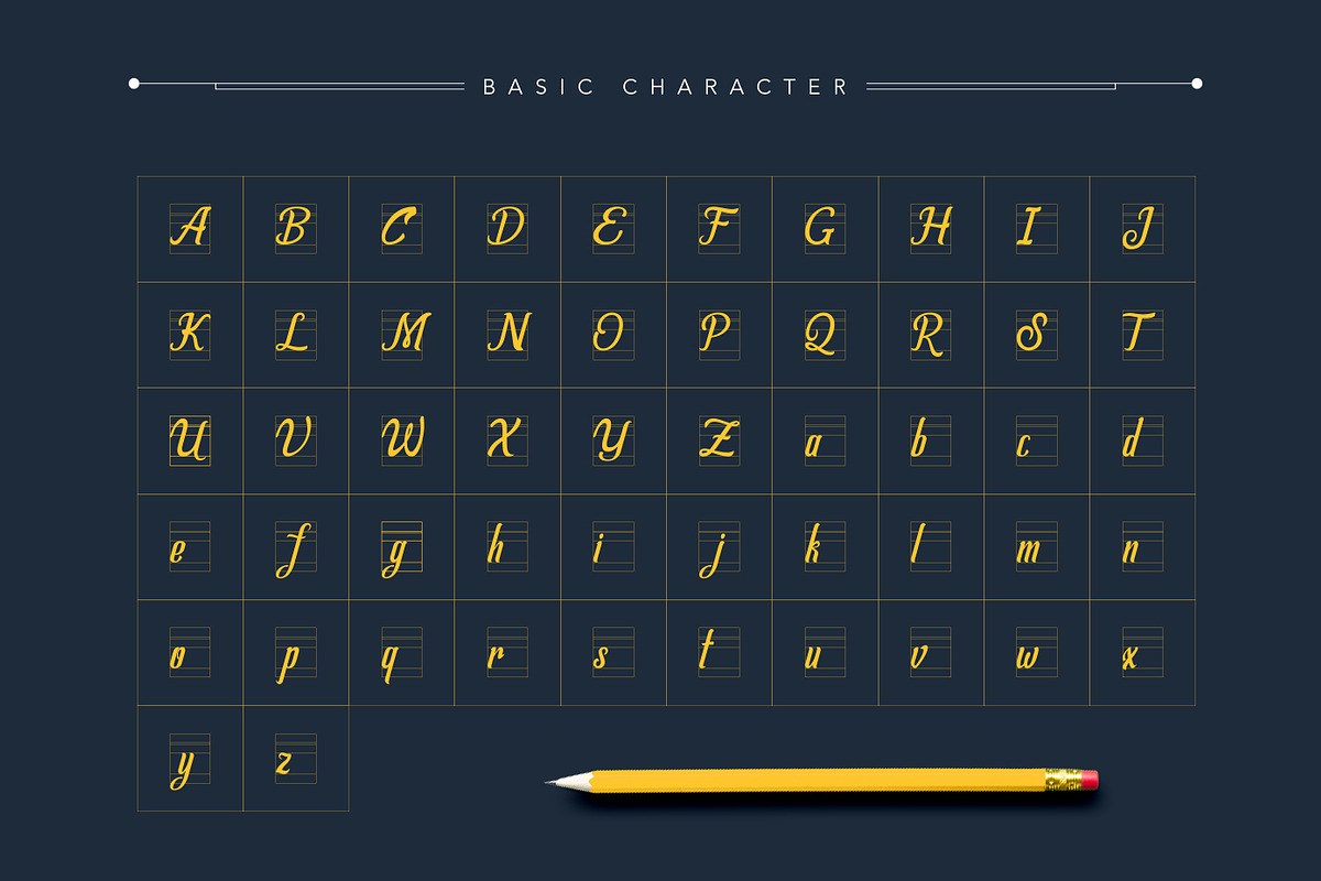 Allema Script Font preview 5