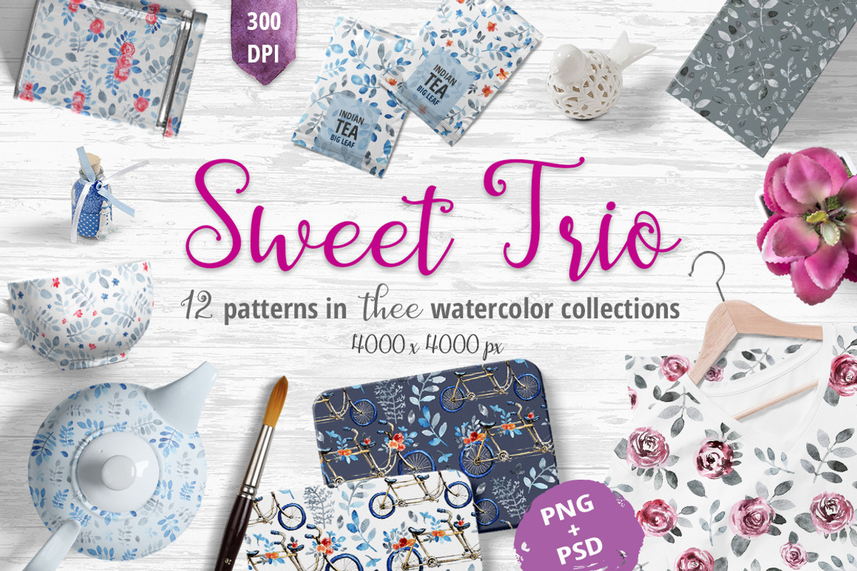 Wreath Creator Bundle&patterns, an Illustration by Gray Cat Graphics (Photo 3 of 9)