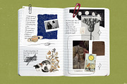Digital Journal & Scrapbook Pack, an Object Graphic by Feelsoul (Thumbnail 4 of 10)