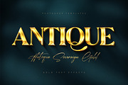 Royal Gold Lettering Text Effects, a Layer Style Add-On by Andrew Skoch Design (Thumbnail 3 of 8)