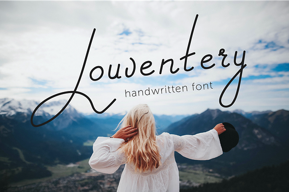 Louventery | a script font preview 8