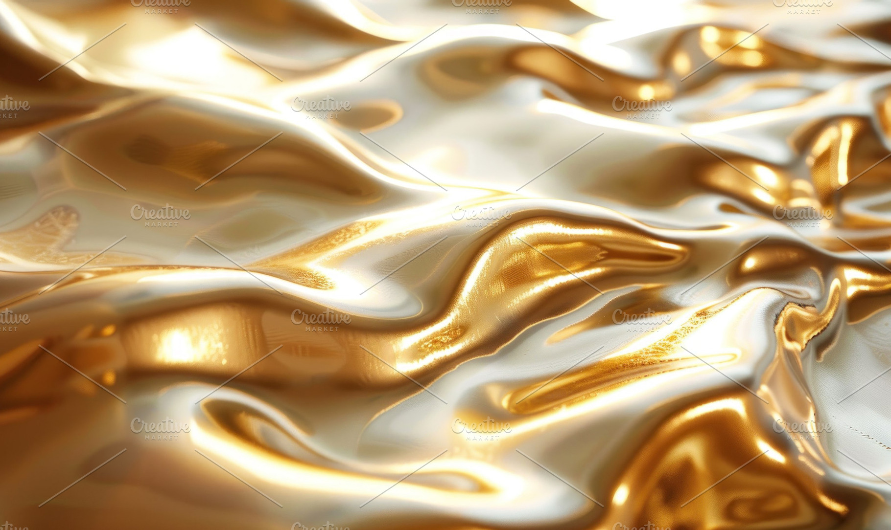 Soft gleaming gold and white waves c, a Photo by LOGOCREATIVE