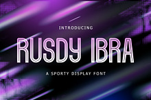 Rusdy Ibra - Sporty Display Font