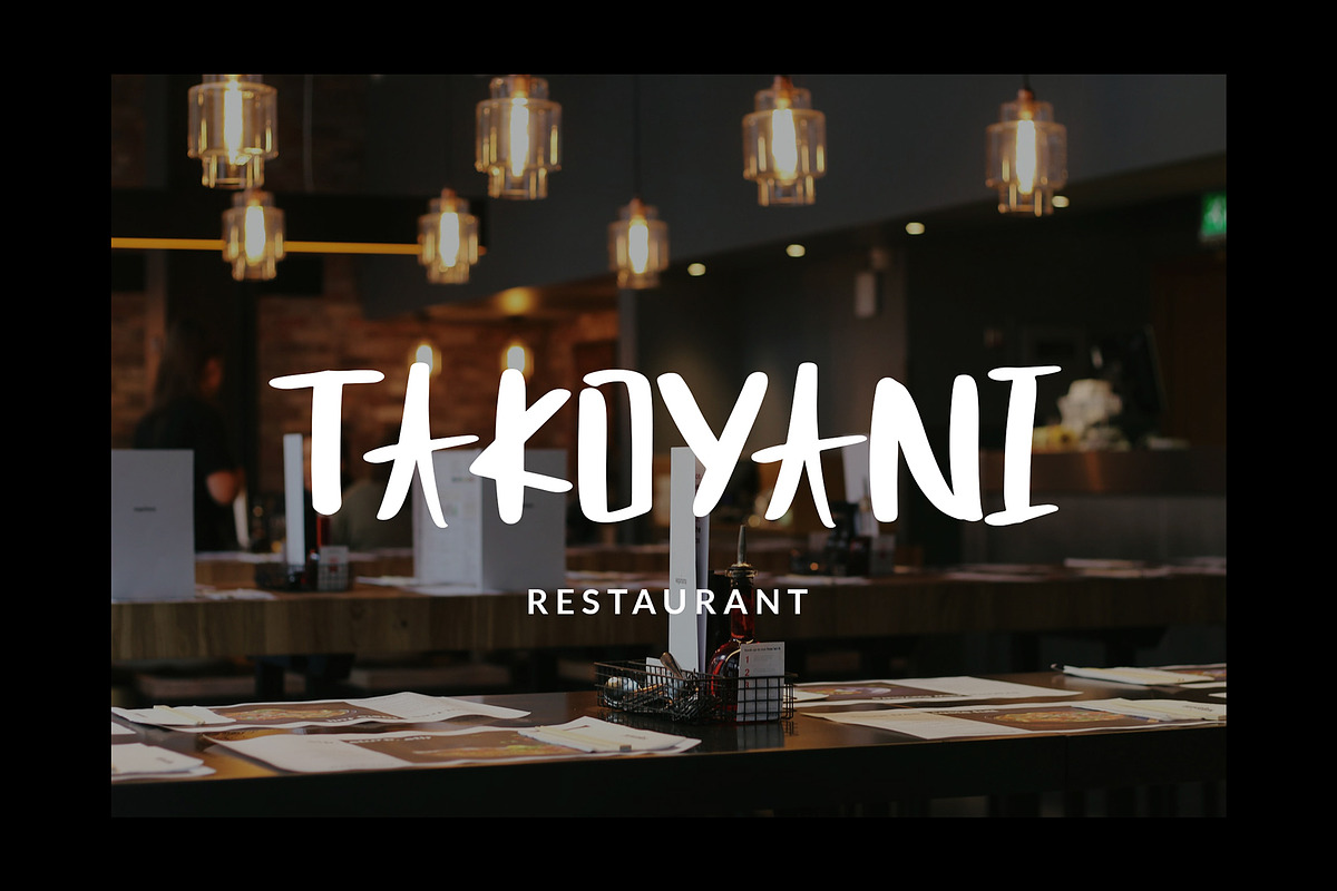 Bocast Japan Style Display Font, a Sans Serif Font by Giant Design (Photo 5 of 10)