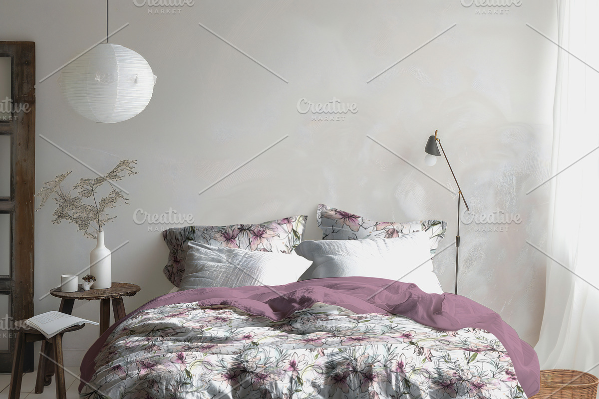 Bedding Set  Mockup, a Product Mockup by Nora Gad (Photo 8 of 13)