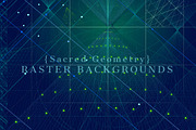 {Sacred Geometry} Raster Backgrounds, a Texture Graphic by ekaart (Thumbnail 2 of 9)