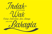 Perdana Hand Script Fonts, a Script Font by Artha Desain (Thumbnail 9 of 10)