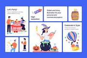 Animated Party and Celebration, a Person Illustration by Prosymbols (Thumbnail 6 of 11)