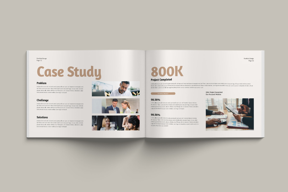 Portfolio Landscape Templates, a Brochure Template by Pixelpick (Photo 7 of 9)