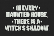 Witch Haunted - Halloween Display, a Sans Serif Font by Pian45 Studio (Thumbnail 5 of 8)