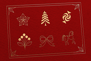 Christmas linear design elements, an Object Graphic by venimo (Thumbnail 8 of 12)