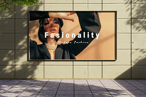 4 Fashion Billboard Mockup