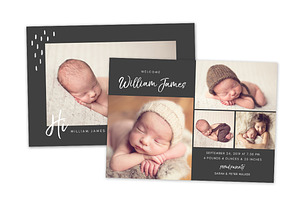 Birth Announcement Template CB140