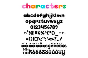 Gummy Candies Font