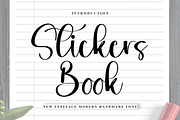 Stickers Book, a Handwritten Font by InermediaSTUDIO (Thumbnail 1 of 8)