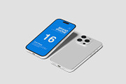 iPhone 16 Pro Mockup, an iPhone Mockup by seramoe (Thumbnail 3 of 5)