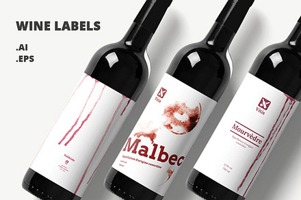 Wine Labels, a Templates & Theme by MHLY