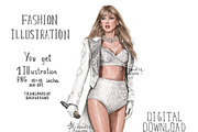 Taylor Swift Illustration, a Person Illustration by BigArtLab (Thumbnail 1 of 3)