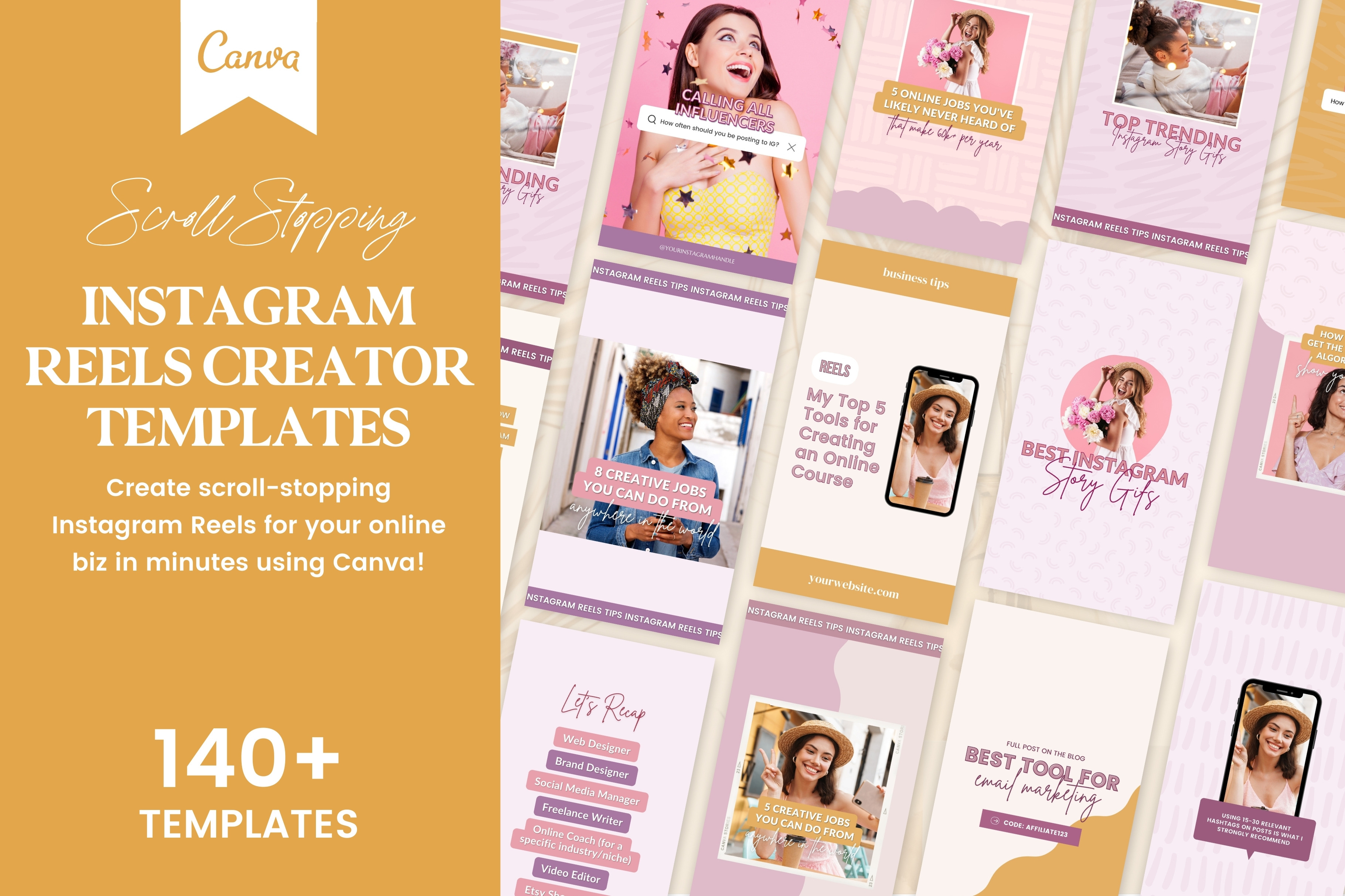 Instagram Reels Video Bundle Canva