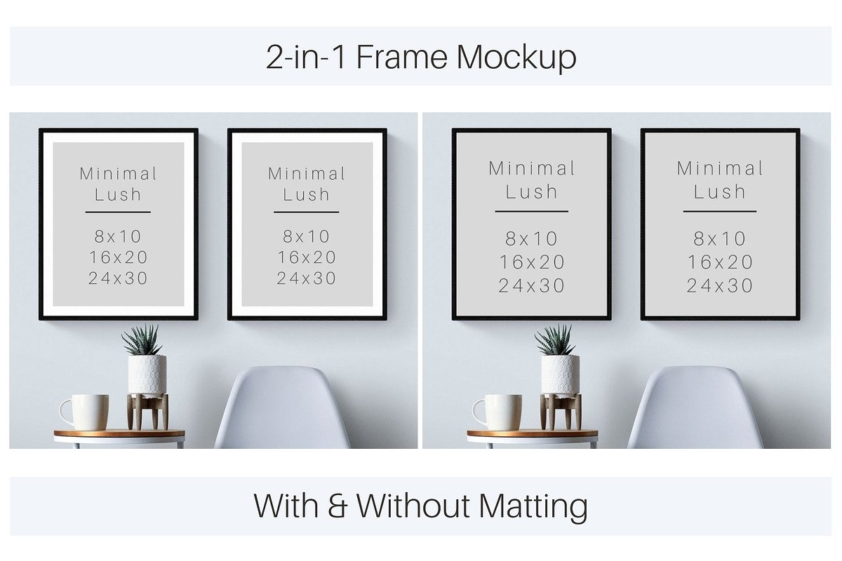 4:5 Ratio (2in1) Double Black Frames, an Object Graphic by Loads of Lovely (Photo 1 of 4)