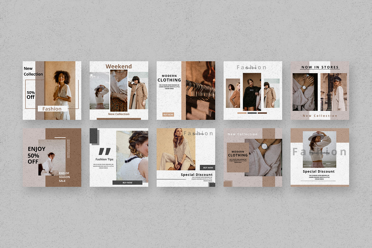 Aesthetic Instagram Templates Canva, a Social Media Template by Pixel Blend (Photo 3 of 6)