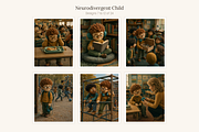 Neurodivergent Child Illustrations, a Person Illustration by LanternkinStudio (Thumbnail 7 of 13)