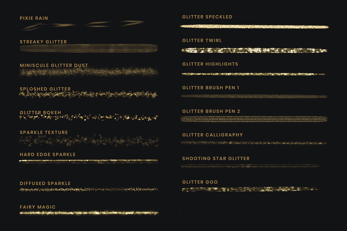 Procreate Glitter Toolbox: Brush Kit, a Brush Add-On by Delightful Design (Photo 4 of 15)