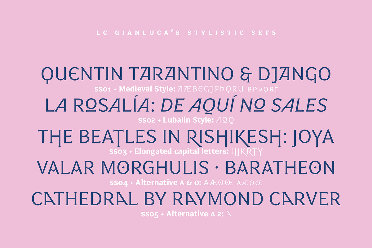 LC Gianluca, a Serif Font by CTCH (Photo 11 of 15)