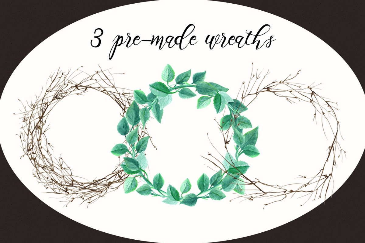Watercolor White Roses Wedding Set, an Illustration by WBS Design (Photo 4 of 8)