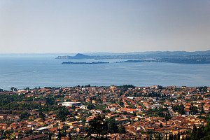 Top View of Lake Garda, an Architecture Photo by Bepslabor