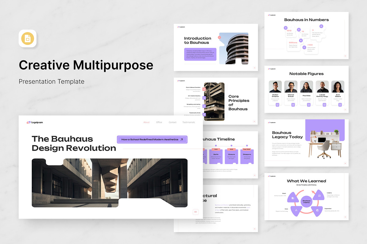 Creative Multipurpose Google Slides, a Presentation Template by Antstheme (Photo 1 of 3)